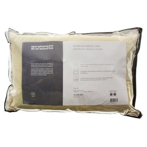 Cuscino zucchi lana misto - lana,