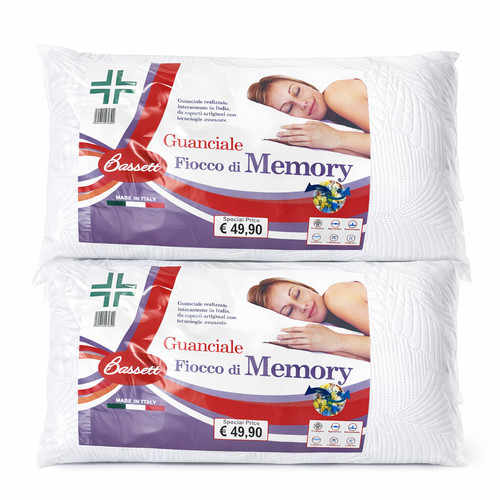 Guanciali fiocco memory - fiocco,