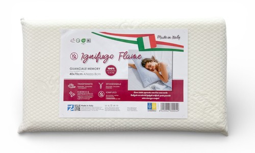 Guanciale memory ignifugo - guanciale,