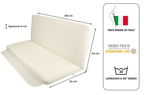 Cuscini per dondolo cm135 - per,