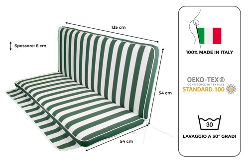 Cuscini per dondolo cm135 - per,
