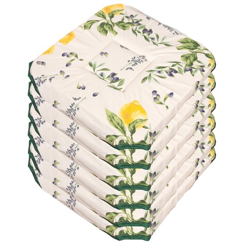 Set cuscini sedia cotone - set, 6
